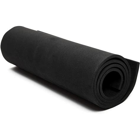 Black EVA Foam Sheets 6mm Thickness 39.5" x 13.8" Large Foam Roll with ...