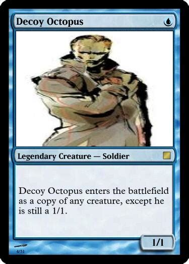 Decoy Octopus, MtG'd by eggforest on DeviantArt