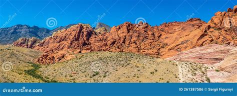 Red Rock Canyon, Nevada, USA Stock Photo - Image of geology, formation: 261387586