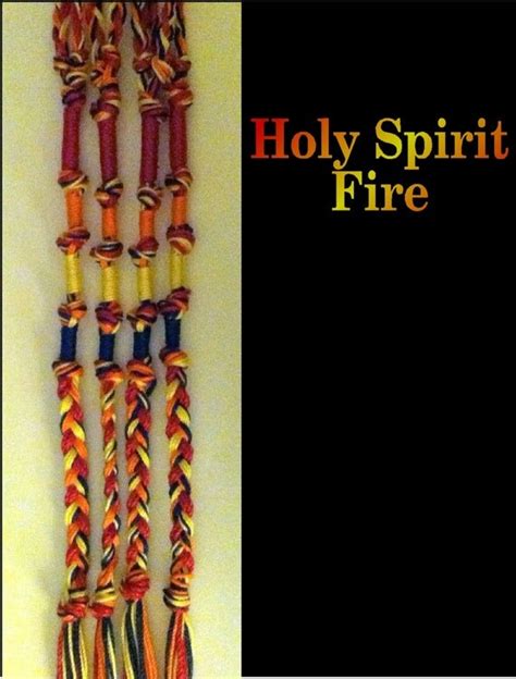 Ruach HaKodesh Holy Spirit Fire Tzitzits