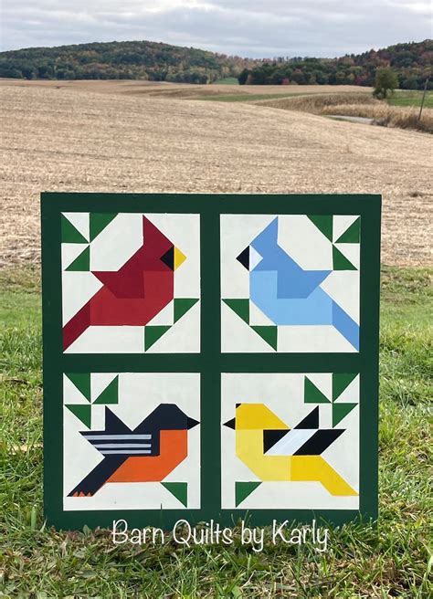 Barn Quilt,oriole Bird Barn Quilt, Wall Decor Barn Quilts, Birds, Home Decor, Wall Art, Custom ...