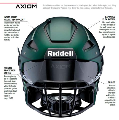 Riddell Axiom football helmet