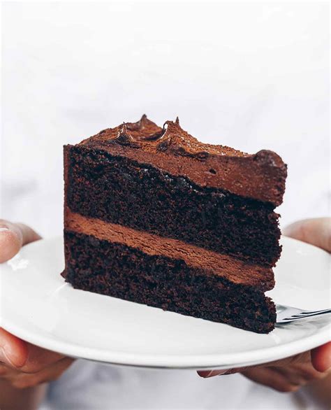 Slice Of Chocolate Cake