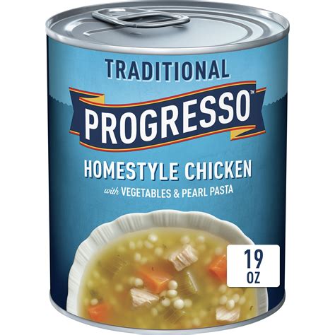 Progresso Traditional, Homestyle Chicken with Vegetables & Pearl Pasta ...