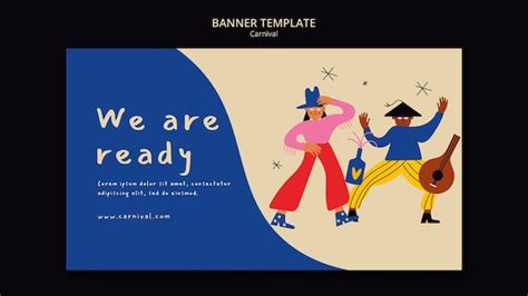 Free PSD | Carnival entertainment banner template