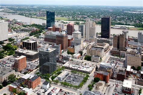 Downtown Skyline Of Toledo Ohio Photograph by Bill Cobb