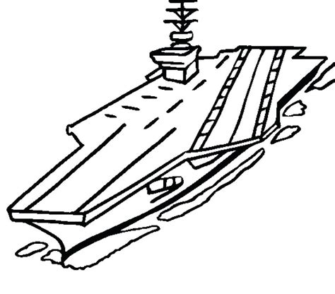 Aircraft Carrier Drawing | Free download on ClipArtMag