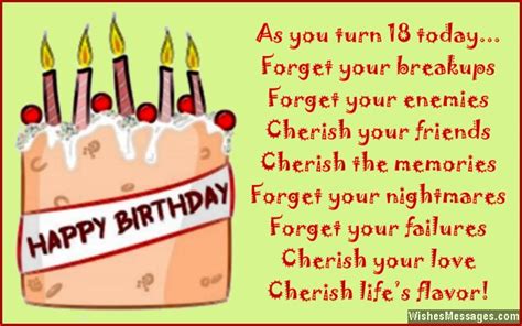 18th Birthday Wishes for Son or Daughter: Messages from parents to children – WishesMessages.com