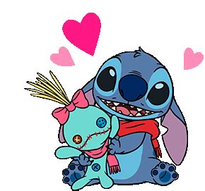 Lilo And Stitch Scrump Sticker - Lilo And Stitch Scrump Hi - Discover & Share GIFs