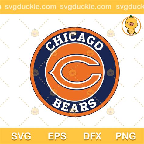 Chicago Bears Logo Text SVG PNG EPS DXF