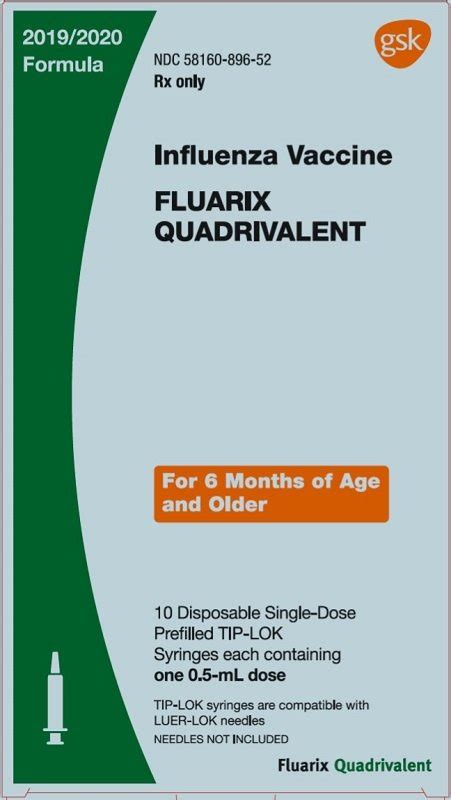 Fluarix Quadrivalent - FDA prescribing information, side effects and uses