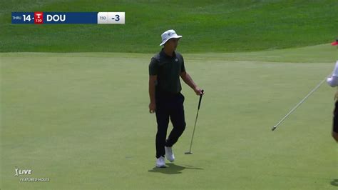 Zecheng Dou cards back-to-back birdies on No. 5 at Travelers