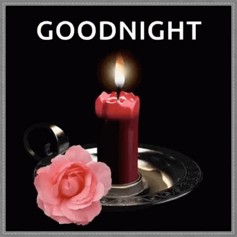 Goodnight Candle GIF - Goodnight Candle Flowers - Discover & Share GIFs