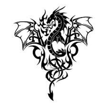 Fire Breathing Dragon Tattoos - ClipArt Best