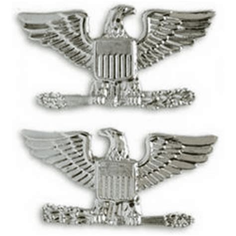 US Army and Air Force Colonel Collar Rank Insignia - Walmart.com - Walmart.com