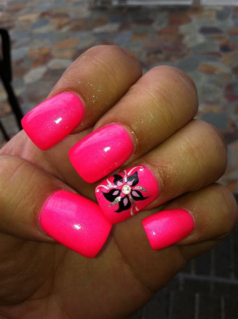 Pin by Tiffany C on My Nail Art | Bright nail designs, Bright gel nails ...