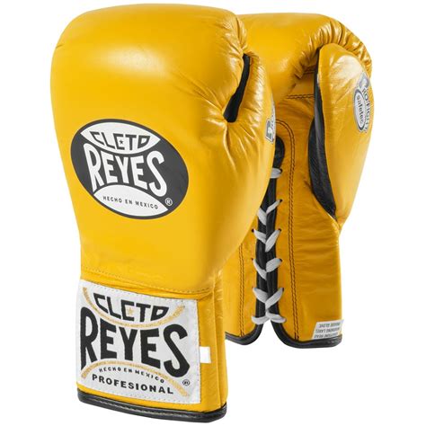 Cleto Reyes Safetec Professional Boxing Fight Gloves - 8 oz - Yellow - Walmart.com - Walmart.com