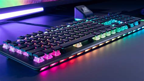 Roccat Vulcan II Max Optical-Mechanical Gaming Keyboard With Customizable RGB Keys and Palm Rest ...