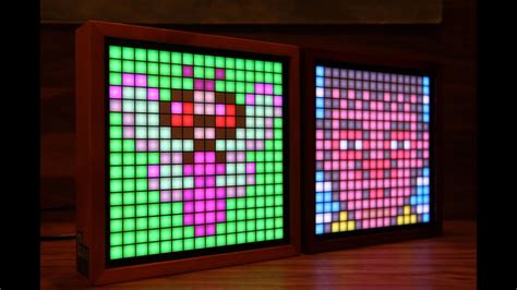 Game Frame LED 8-bit Pixel Art Graphics Display - YouTube