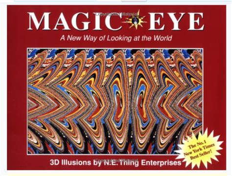 Magic Eye optical illusion book - A Thrifty Mom