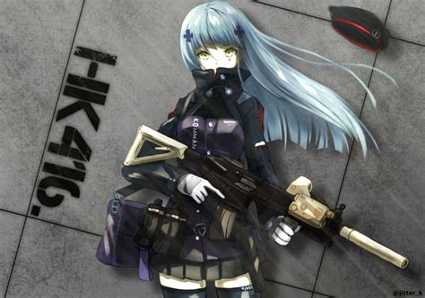 Download HK416 (Girls Frontline) Video Game Girls Frontline HD ...