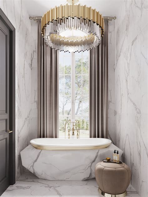 Bathroom Design With Luxury Lighting