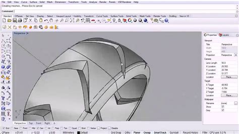 Rhino Tutorial / Toy model in Rhino 5 (7/30)