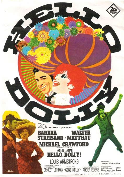 Hello, Dolly (1969) esp. tt0064418 P. | Hello dolly movie, Hello dolly ...