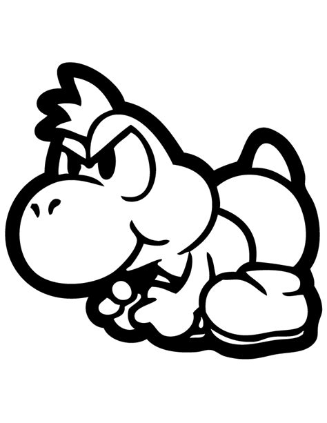 Yoshi Coloring Pages Printable - Printable Word Searches