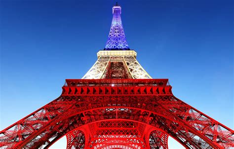 Wallpaper Paris, France, Eiffel Tower, France flag images for desktop ...