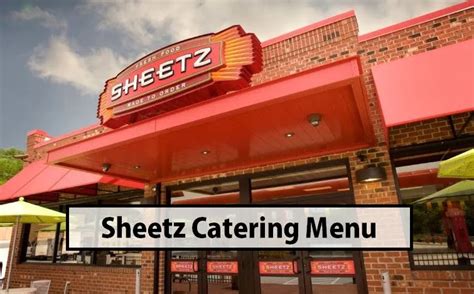 Sheetz Catering Menu [ Updated: November 2024 ]