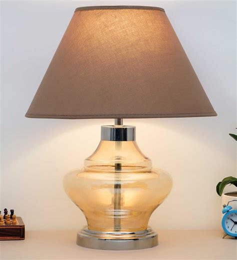 Buy Arnie Amber Glass Table Lamp By Kapoor LampShades at 32% OFF by ...