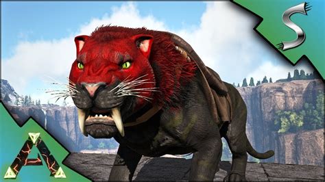 AMAZING SABERTOOTH MUTATION! SABER BREEDING AND DOEDIC TAMING! - Ark ...