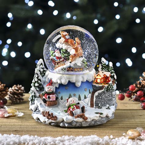 Christmas Scene LED Snow Globe