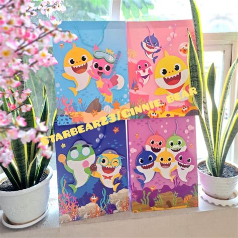 Jual paperbag 3d motif baby shark size large ( CIA 717 ) | Shopee Indonesia