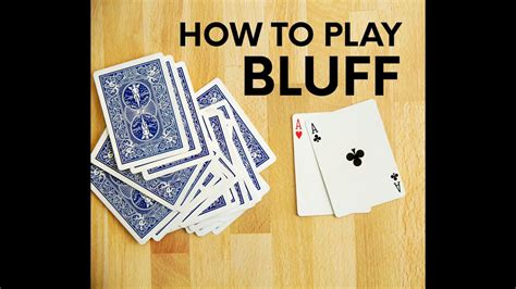 How to play Bluff - YouTube