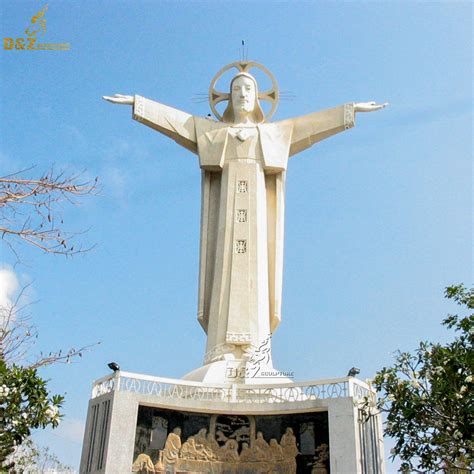 Garden Outdoor Church Decorative Hand-carved Stone Marble Jesus Sculpture Statues DZM-1037 | D&Z ...