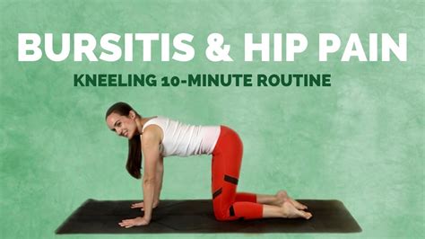 10-Minute Hip Bursitis Yoga for Hip Pain - Kneeling Trochanteric ...