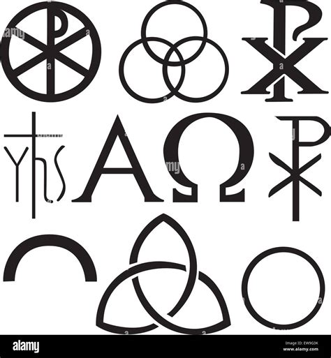 Set of christian symbols Stock Vector Image & Art - Alamy