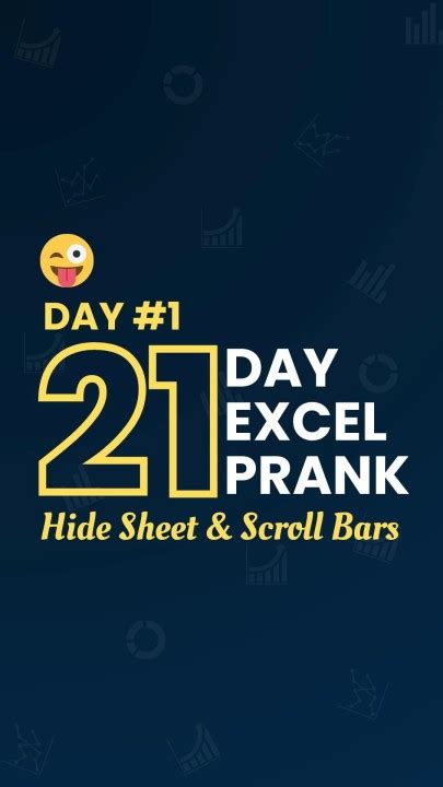 Day 1 of 21 Days 21 Excel Pranks: Hide Sheets & Scroll Bars | K Vamsi posted on the topic | LinkedIn