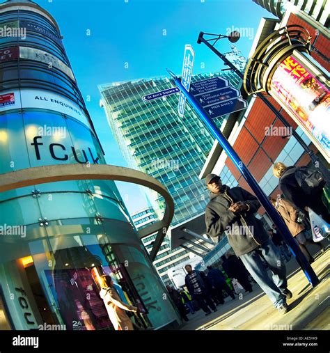 Market Street Manchester England Stock Photo - Alamy