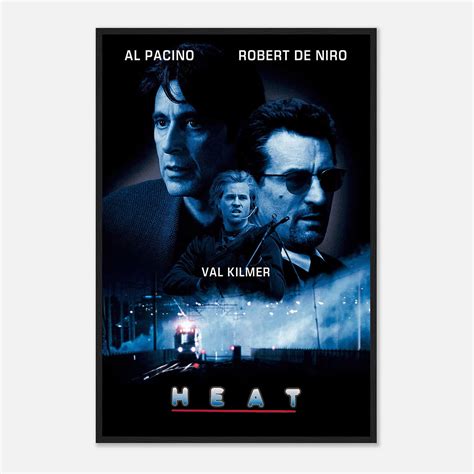 Heat (1995) Movie Poster, Heat Vintage Movie Poster, Classic Movie ...