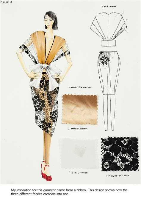 Pin on Student Fashion Design portfolio work