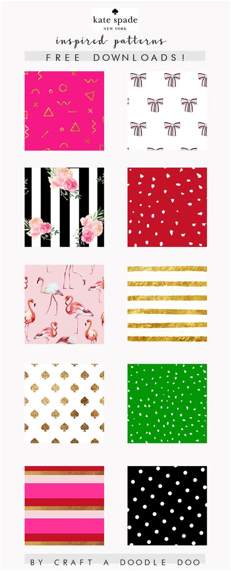 Craft A Doodle Doo: KATE SPADE INSPIRED DIGITAL PRINTABLES ...