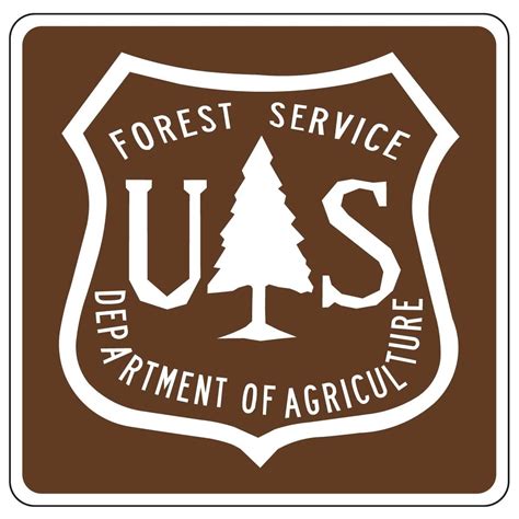 Outdoor Recreation Sign - Forest Service Department Shield | Forest ...