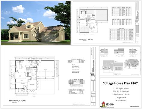 Cottage House Plans Autocad Dwg Pdf Sds - JHMRad | #22831