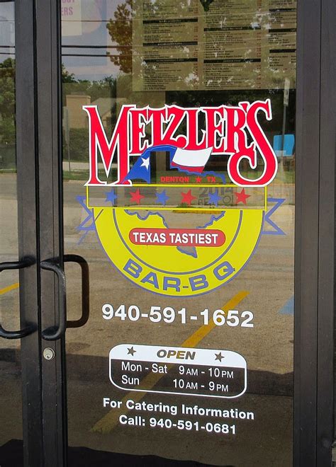 Don O.'s Texas BBQ blog: Metzler's BBQ, Denton, Texas