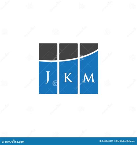 JKM Letter Logo Design on WHITE Background. JKM Creative Initials Letter Logo Concept. JKM ...