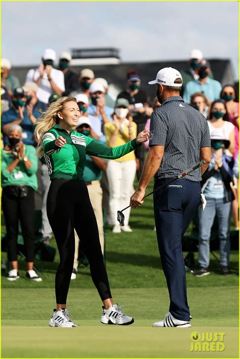 Dustin Johnson Celebrates Masters 2020 Win With Fiancee Paulina Gretzky ...