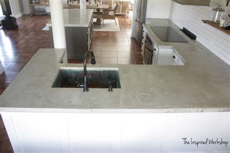 Easy DIY Concrete Countertops – Countertops Ideas